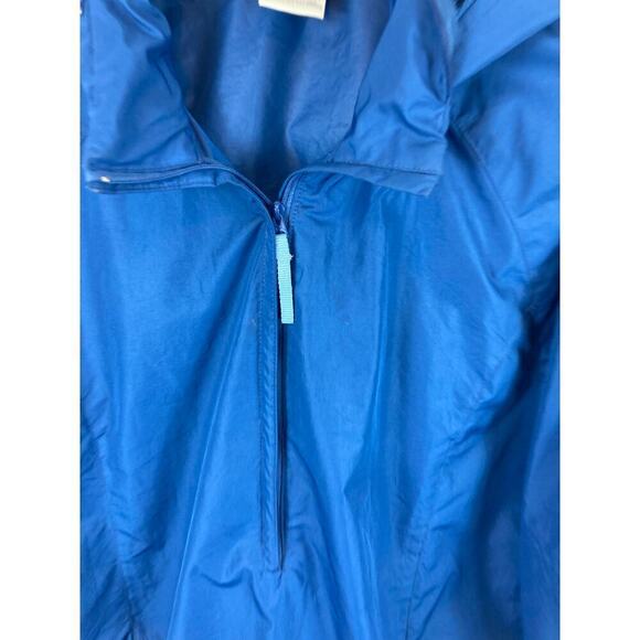 Nike Blue Windbreaker Jacket with Cap Size Large - Picture 3 of 7